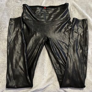 Spanx faux leather leggings